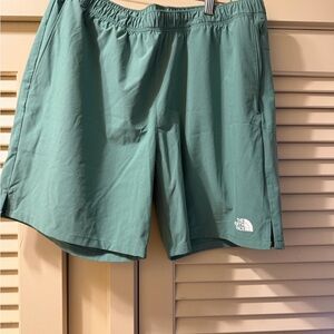The North Face Seafoam Green Men's Wander 2.0 Shorts